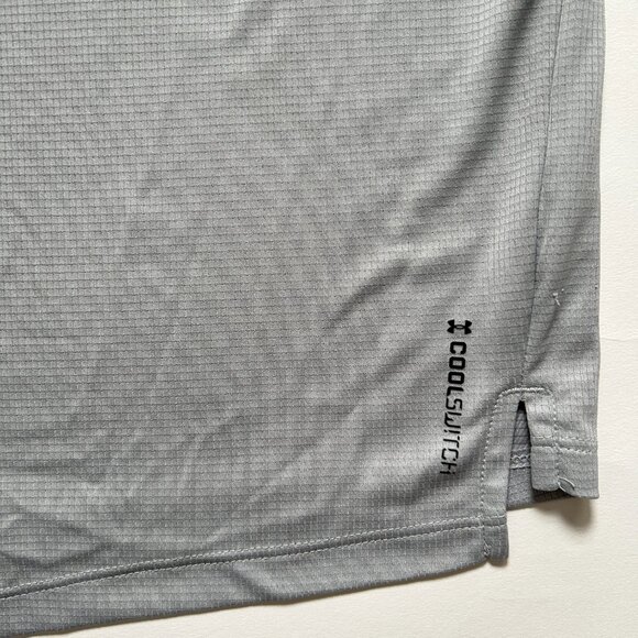 Under Armour Mens Large L Gray loose fit coolswitch short sleeve T-shirt - Picture 11 of 11
